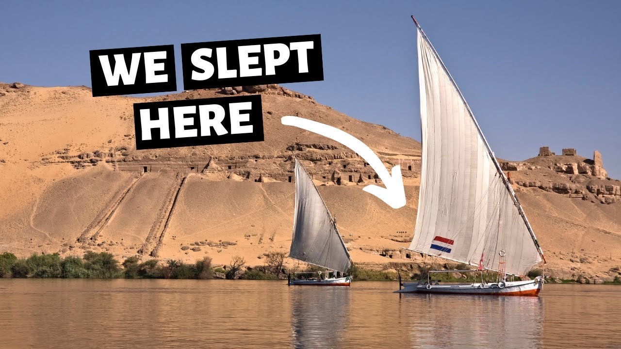 Spending the Night on the Nile River // 24 hours on a Felucca boat // overnight felucca