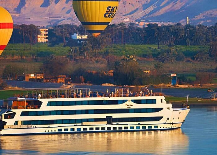 Hot Air Balloon over the Nile