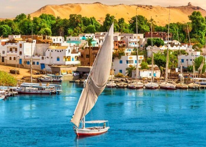 Aswan attractions along the Nile