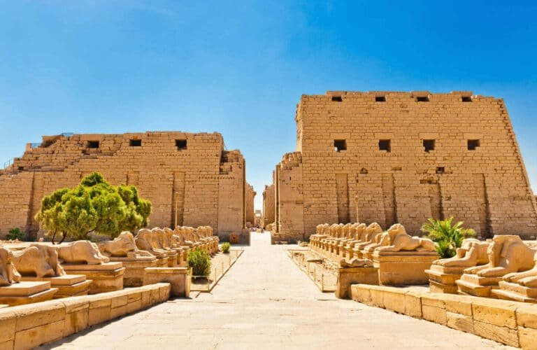 great-picture-of-The-distinctive-Karnak-Temple-entrance Distinctive entrance of Karnak Temple showcasing its impressive architecture and ancient Egyptian design.