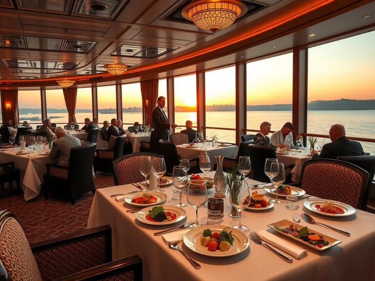 A-luxurious-dining-experience-on-board-Sonesta-Nile-cruises-with-Egyptian-and-cuisine.