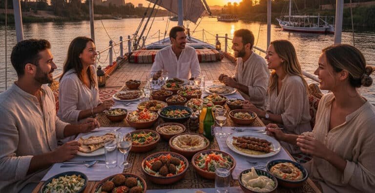 A-very-beautiful-picture-of-a-group-having-dinner-at-Dahabiya
