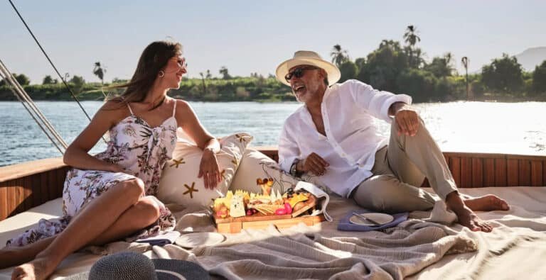 A-wonderful-photo-of-a-couple-sitting-on-a-felucca-on-the-Nile