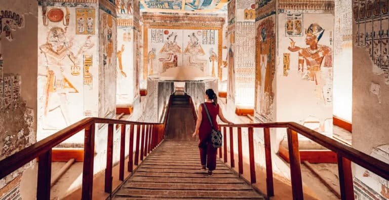 A-wonderful-photo-of-a-girl-from-inside-the-Valley-of-the-Kings-tomb-in-Luxor,-Egypt.