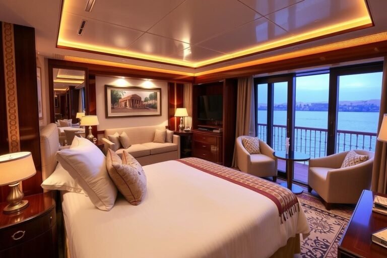 luxury cabin amentails at luxury nile cruise in egypt